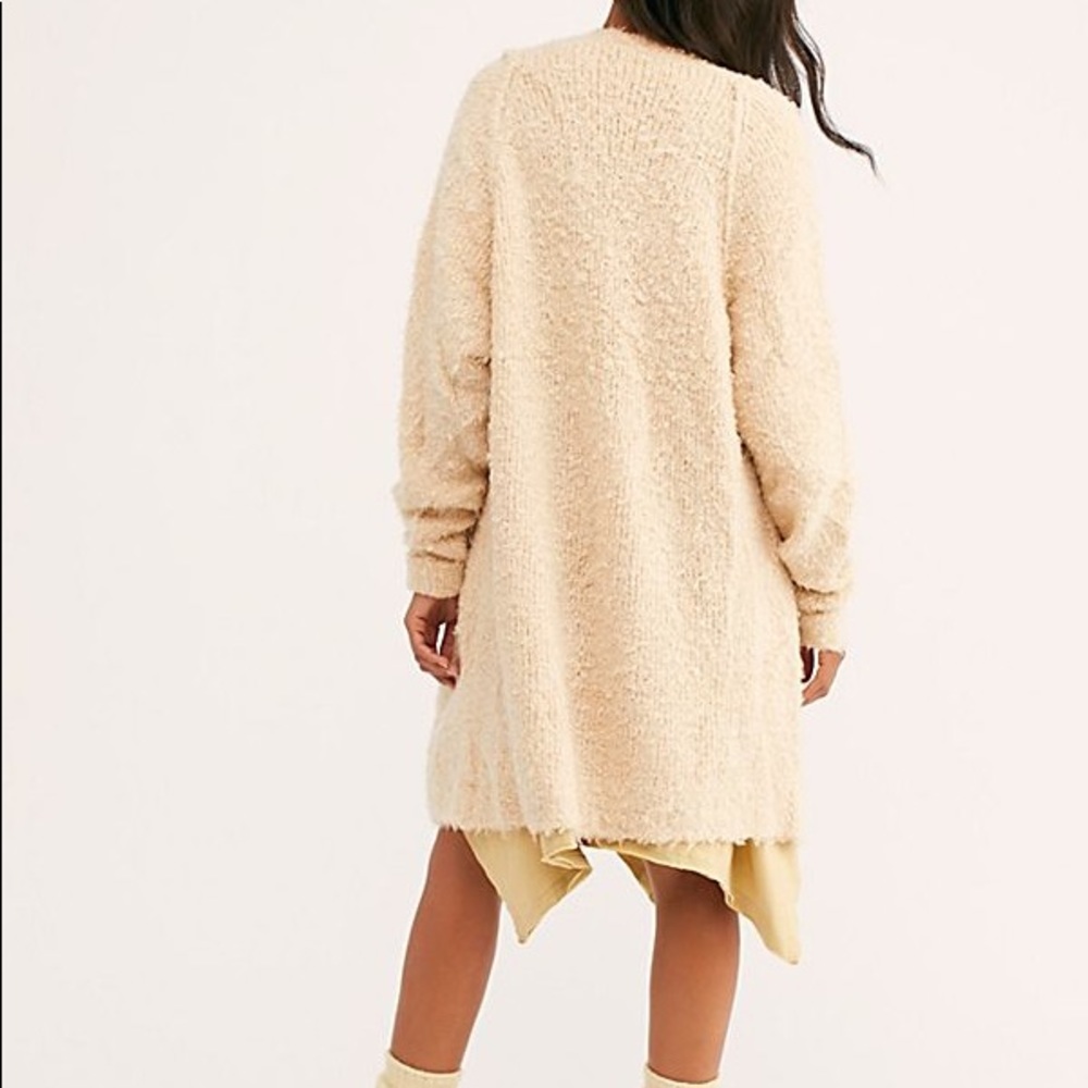 FREE PEOPLE Once in a Lifetime Cardi NWT XS Tea - Picture 3 of 6